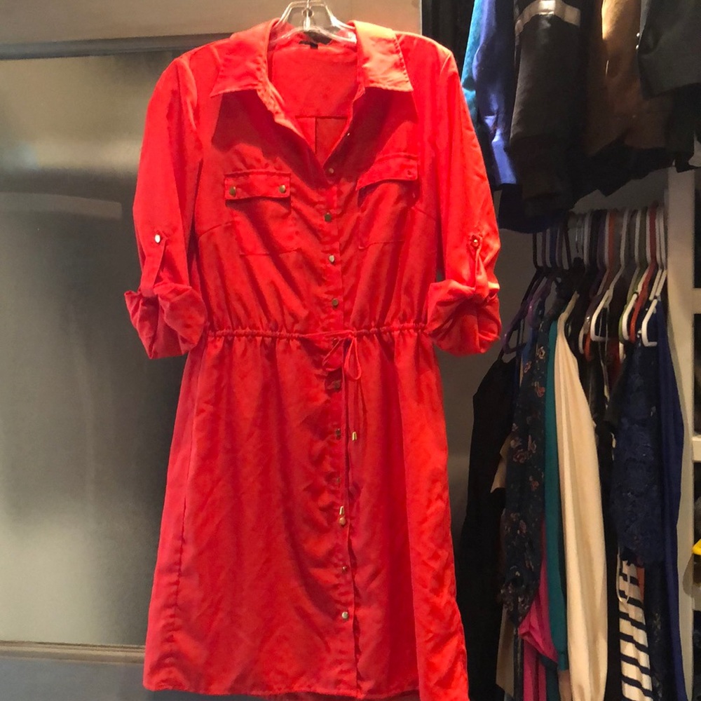 Button down dress
